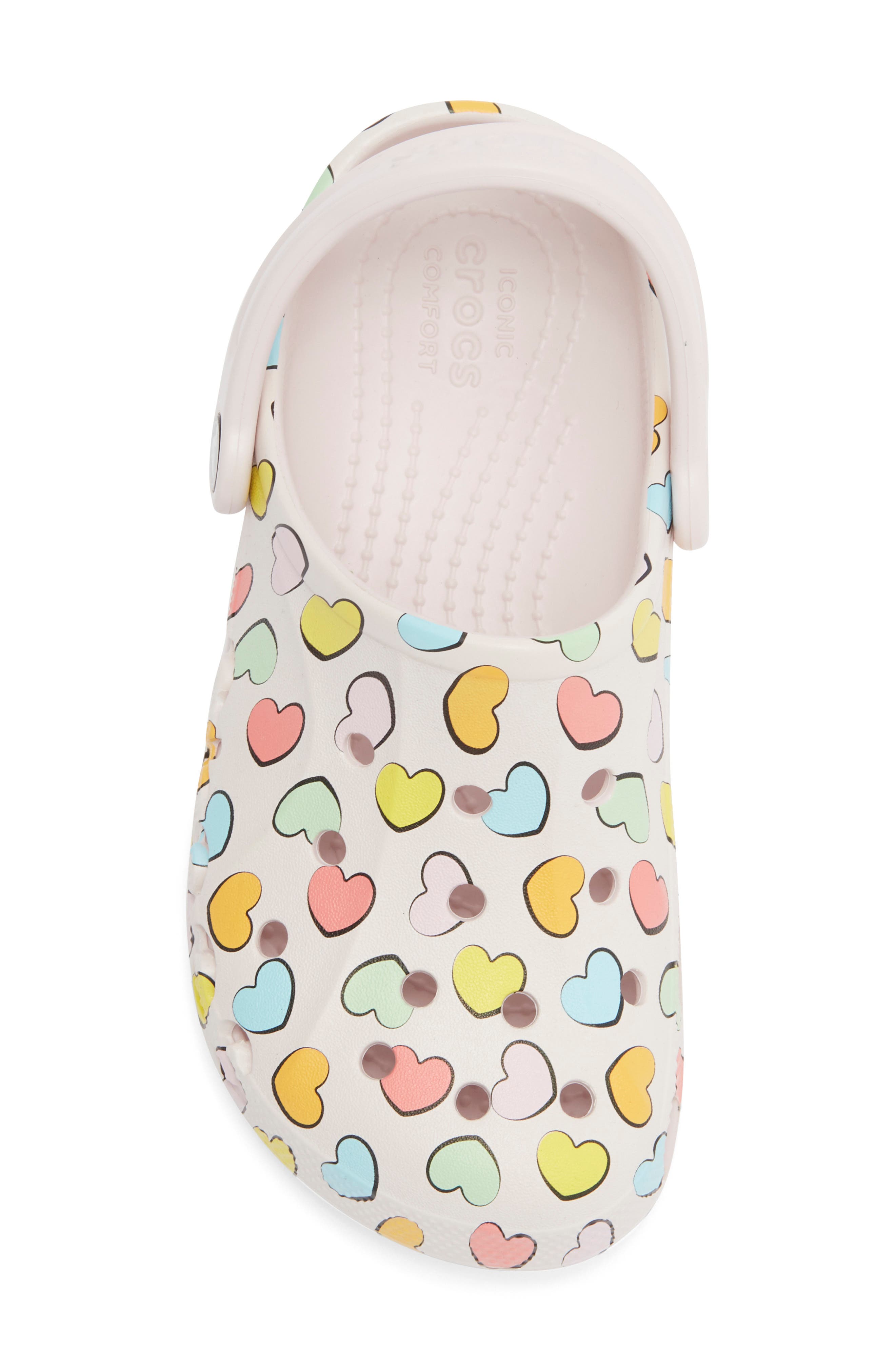 CROCS Kids' Baya Print Clog, Alternate, color, Barely Pink