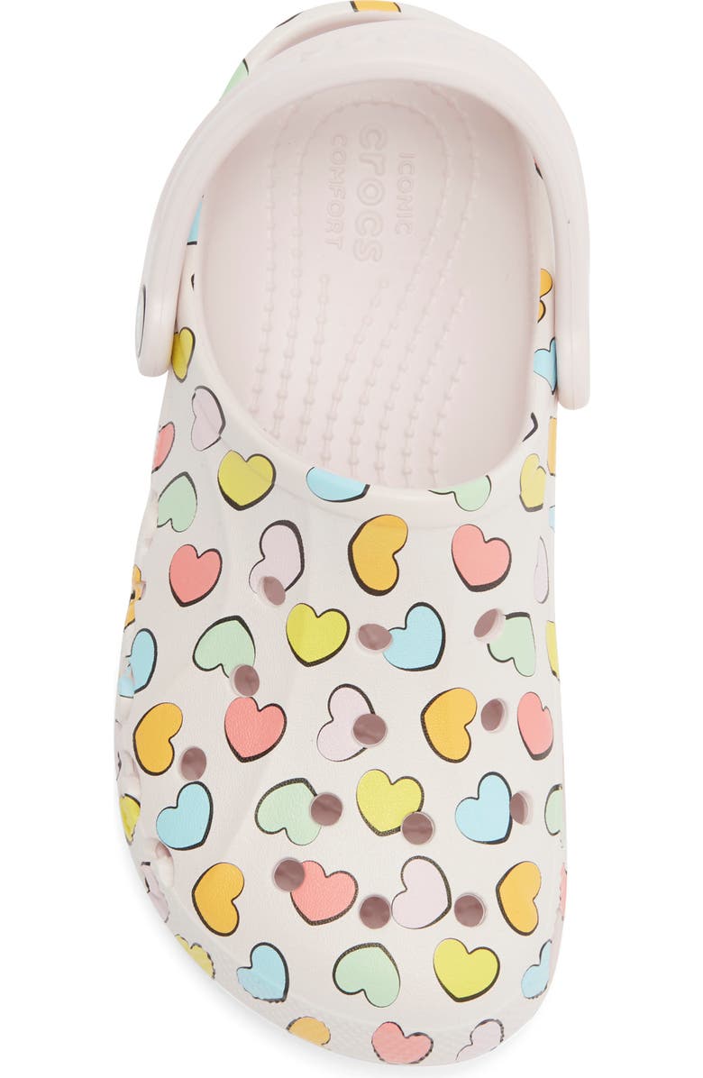 CROCS Kids' Baya Print Clog, Alternate, color, Barely Pink
