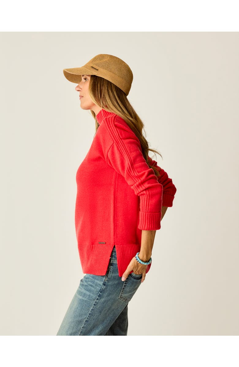 Carve Designs Woodward Sweater, Alternate, color, Poinsettia