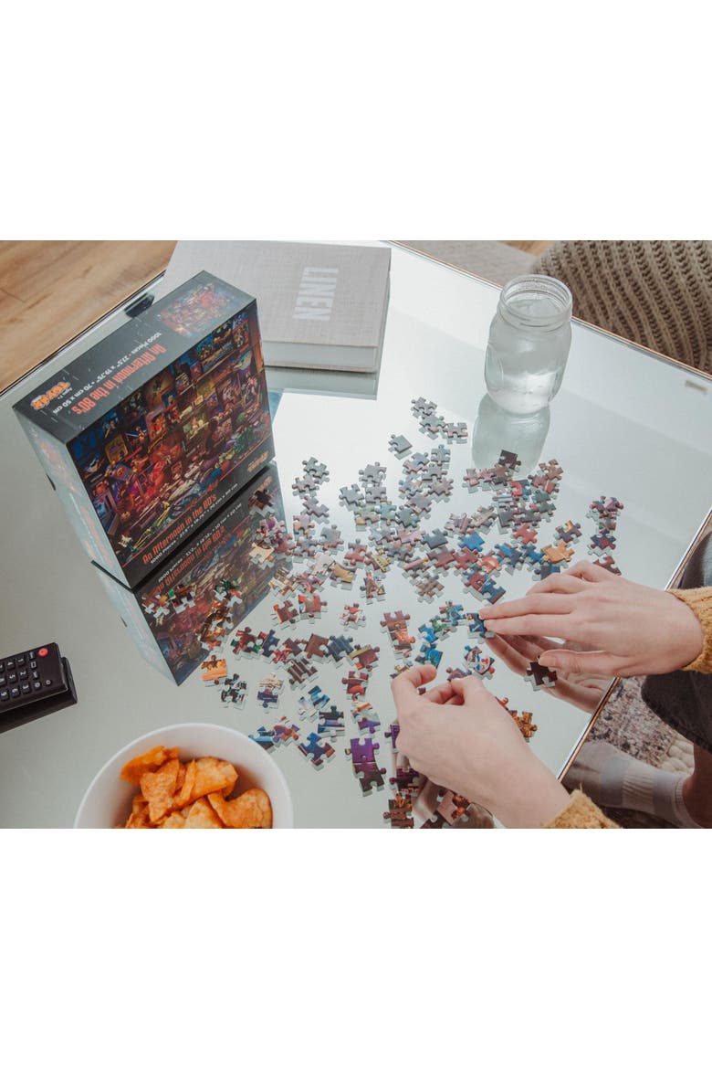 An Afternoon in the 80s Retro 1000-Piece Jigsaw Puzzle By Rachid Lotf, Alternate, color, Orange