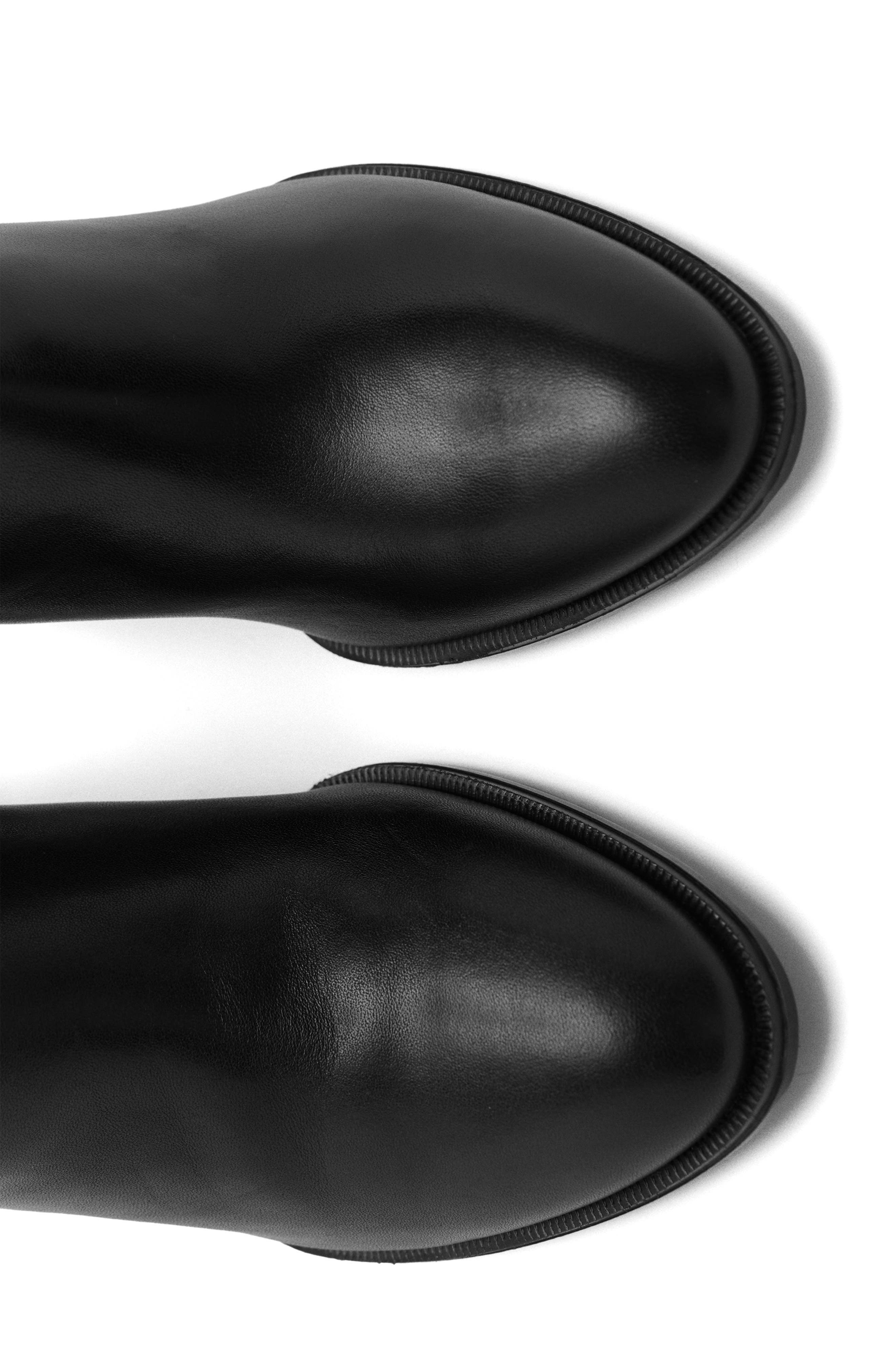 MANGO Knee High Boot, Alternate, color, Black