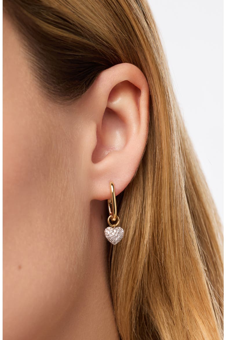 Ellery Hoop Earrings, Alternate, color, GOLD / CLEAR