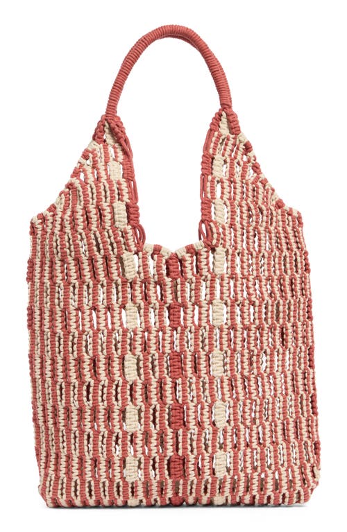 Collection Xiix Macrame Stripe Tote Bag