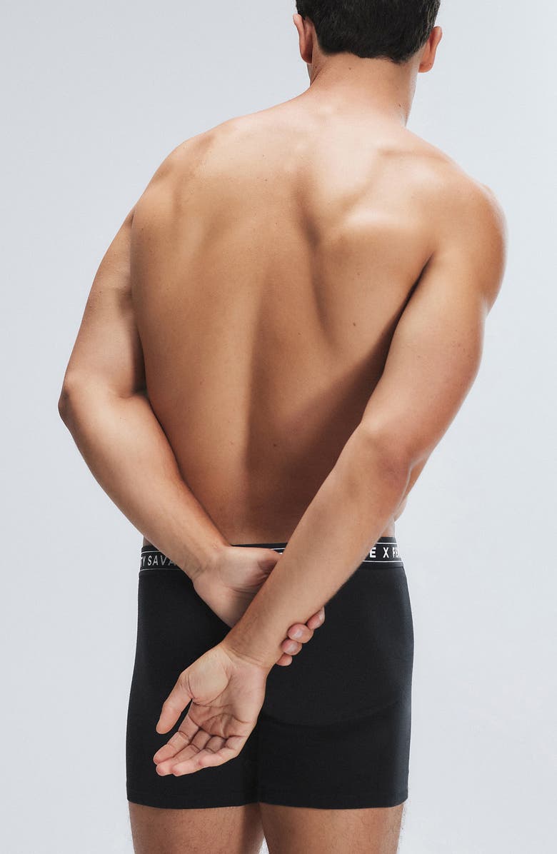 SAVAGE X FENTY Savage Classics 3-Pack Boxer Briefs, Alternate, color, Black Caviar