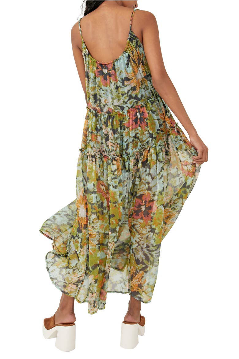 Julianna Floral Maxi Dress, Alternate, color, MISTY COMBO