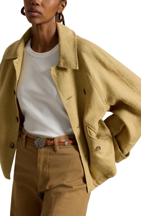 Boxy Linen Jacket