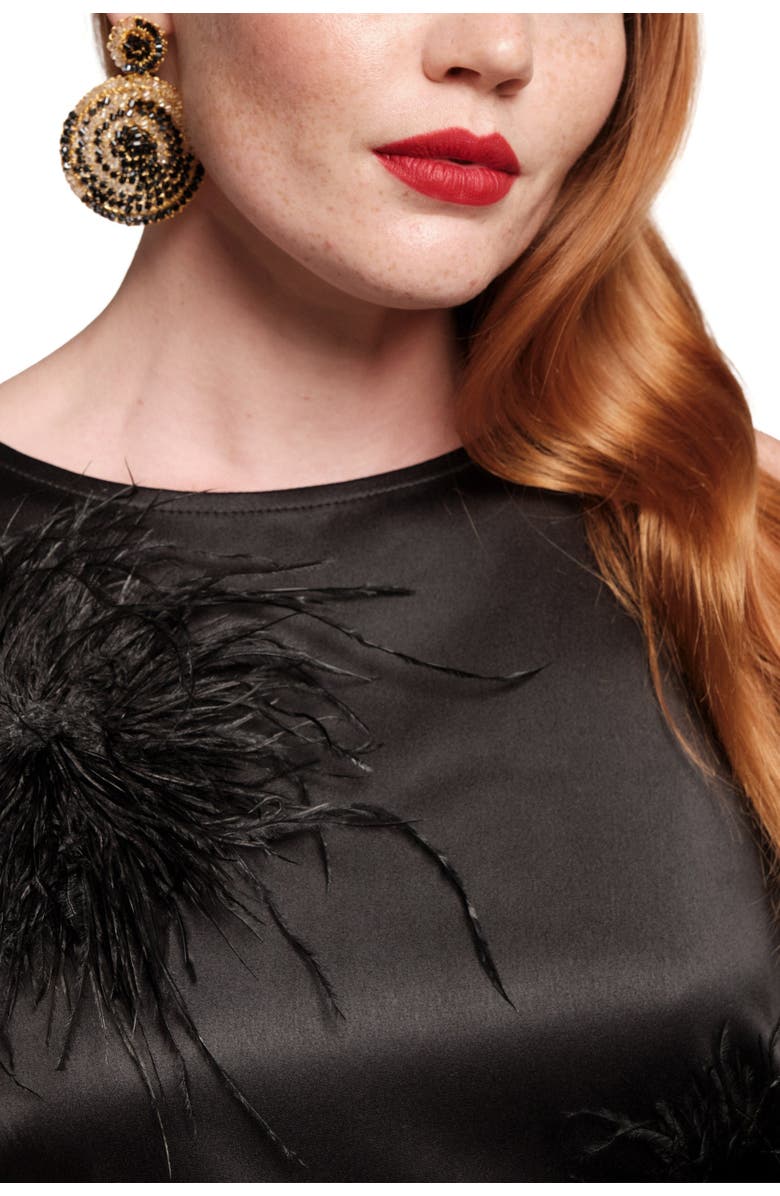 Frances Valentine Francesca Maxi Dress, Alternate, color, Black