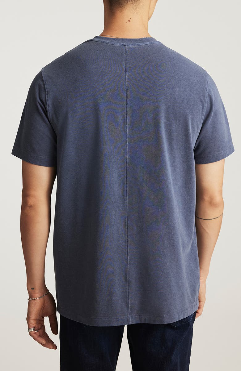 Mavi Jeans Edition Washed Regular Fit T-Shirt, Alternate, color, Total Eclipse