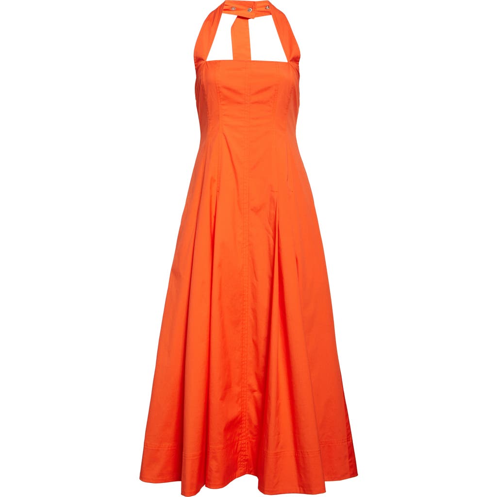 A.l.c . Natalie Stretch Cotton Halter Dress