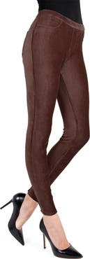 MeMoi Thin Ribbed Corduroy Leggings