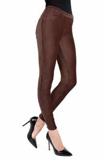 MeMoi Thin Ribbed Corduroy Leggings
