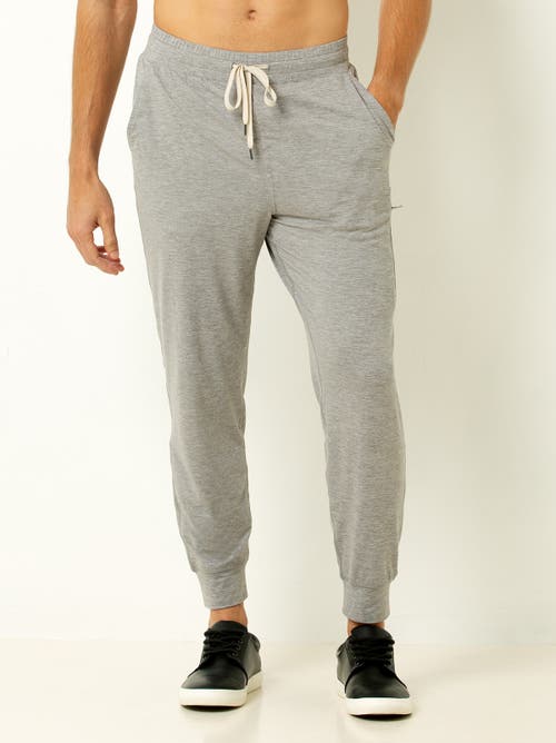 Single Stitch Everyday Drawstring Jogger In Gray
