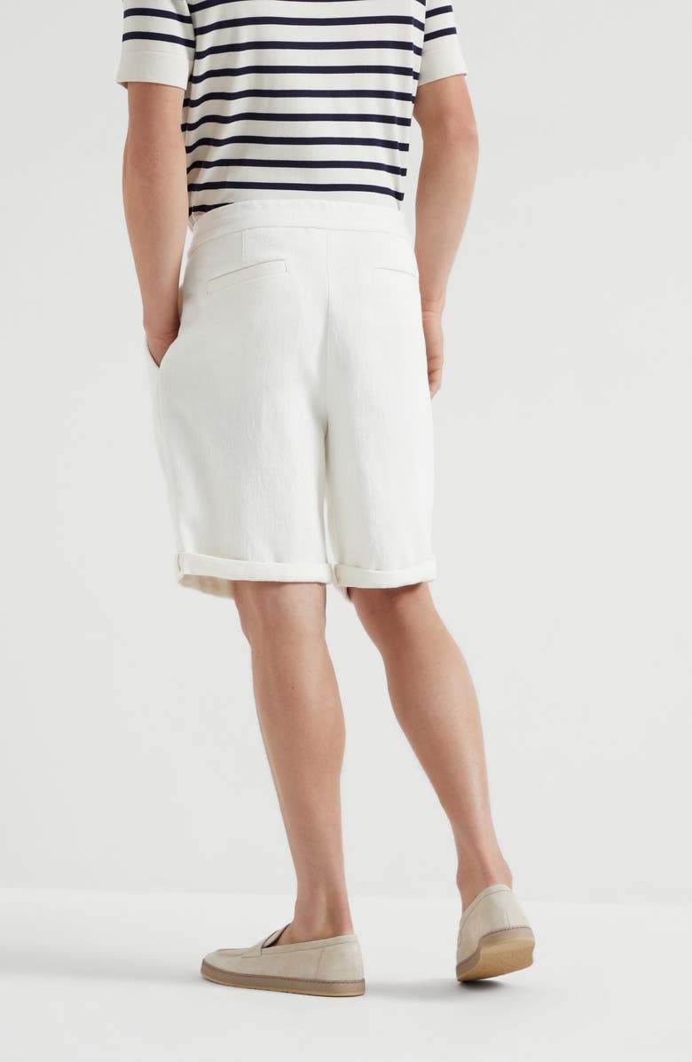 Brunello Cucinelli Bermuda shorts with drawstring, Alternate, color, 