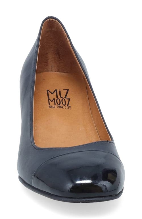 Miz Mooz Gilda Cap Toe Pump In Blue