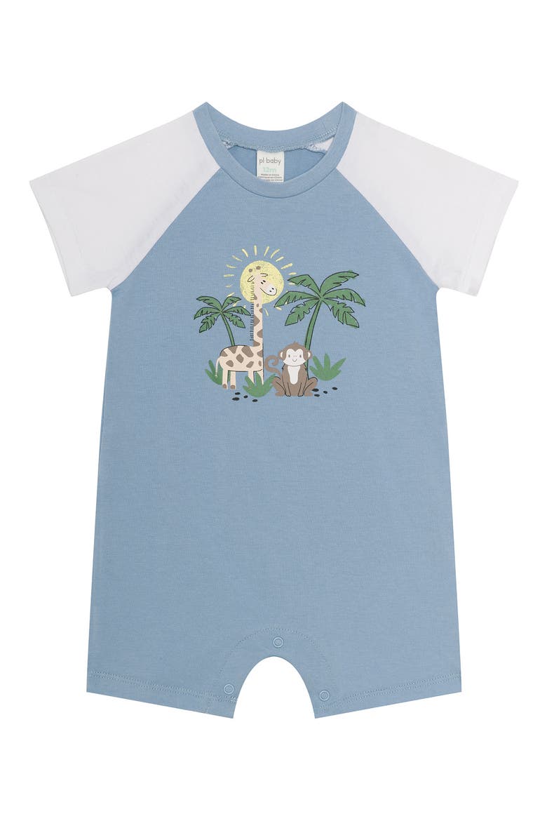 Assorted 3-Pack Safari Rompers, Alternate, color, LIGHT BLUE SAFARI