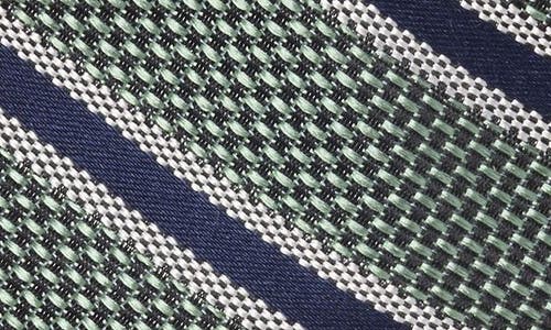 Nordstrom Talman Stripe Silk Tie In Green