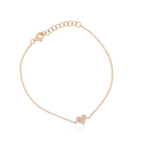 Mini Diamond Heart Bracelet