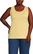 Lands' End Cotton Tank Top