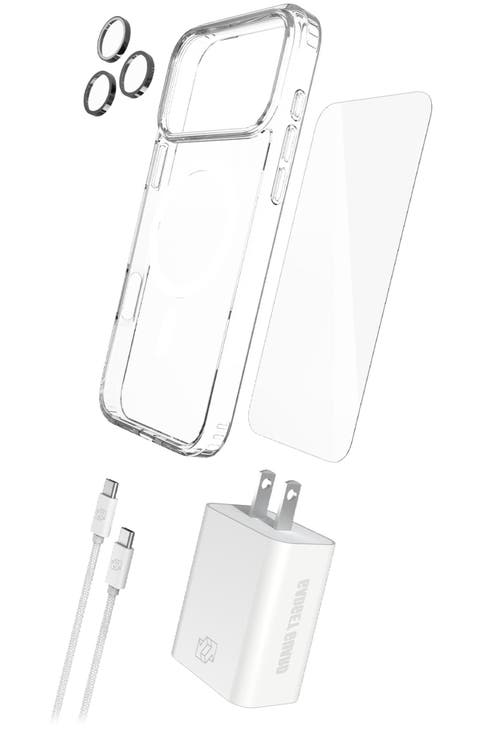 5-in-1 Bundle (Case, Screen Protector, Lens Protector, Charger, Cable) for Apple iPhone 17 Pro