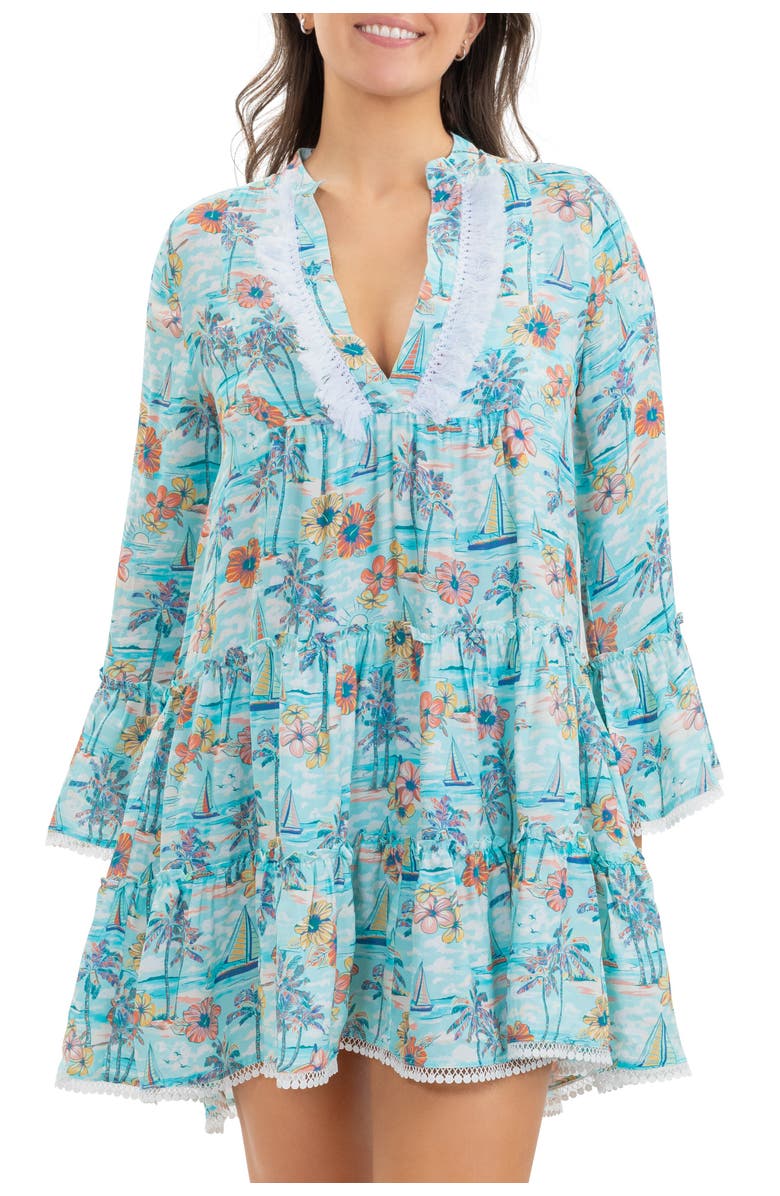Kenny Flowers The BVIs - Tunic Dress, Main, color, Light Blue