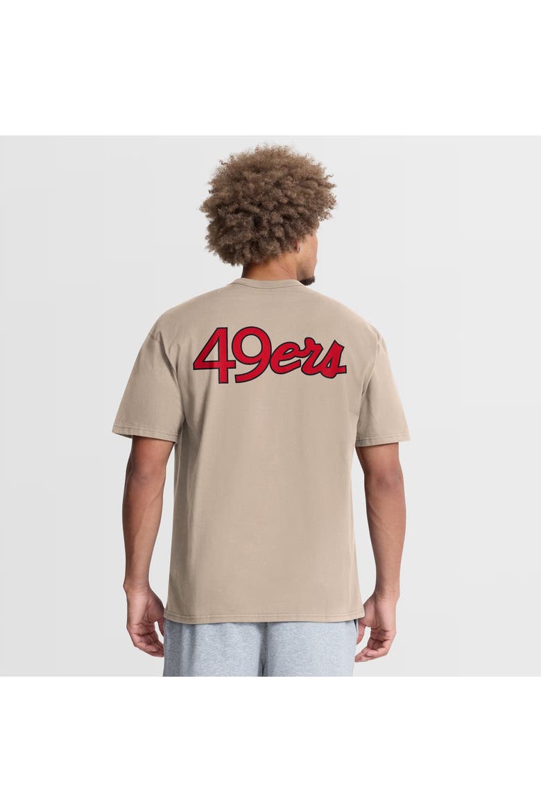Men's Nike Sand San Francisco 49ers Night Primary Max90 T-Shirt, Alternate, color, Sand