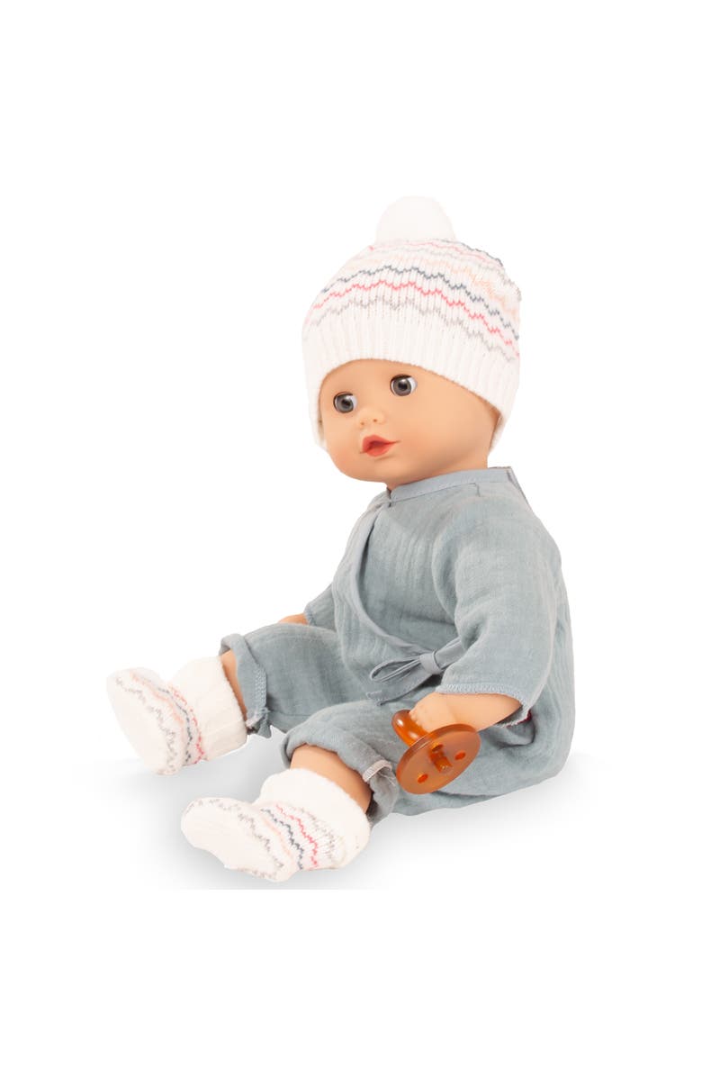 Gotz Muffin Baby Zig Zag - 13" Baby Doll, Blue Wrap Romper, Toddlers 18mo+, Alternate, color, Multicolored