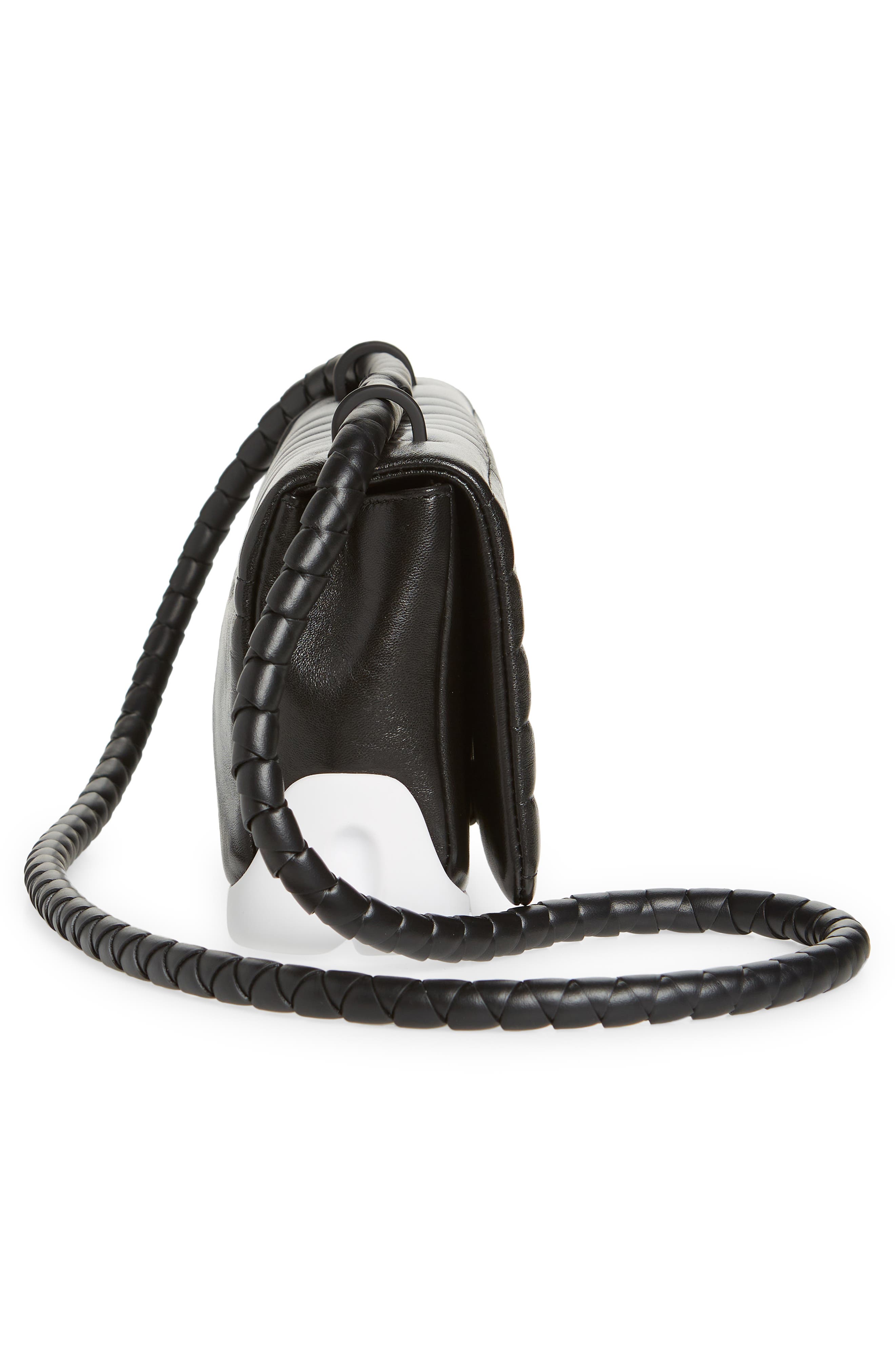 Burberry Lola Hoof Quilted Leather Shoulder Bag, Alternate, color, 