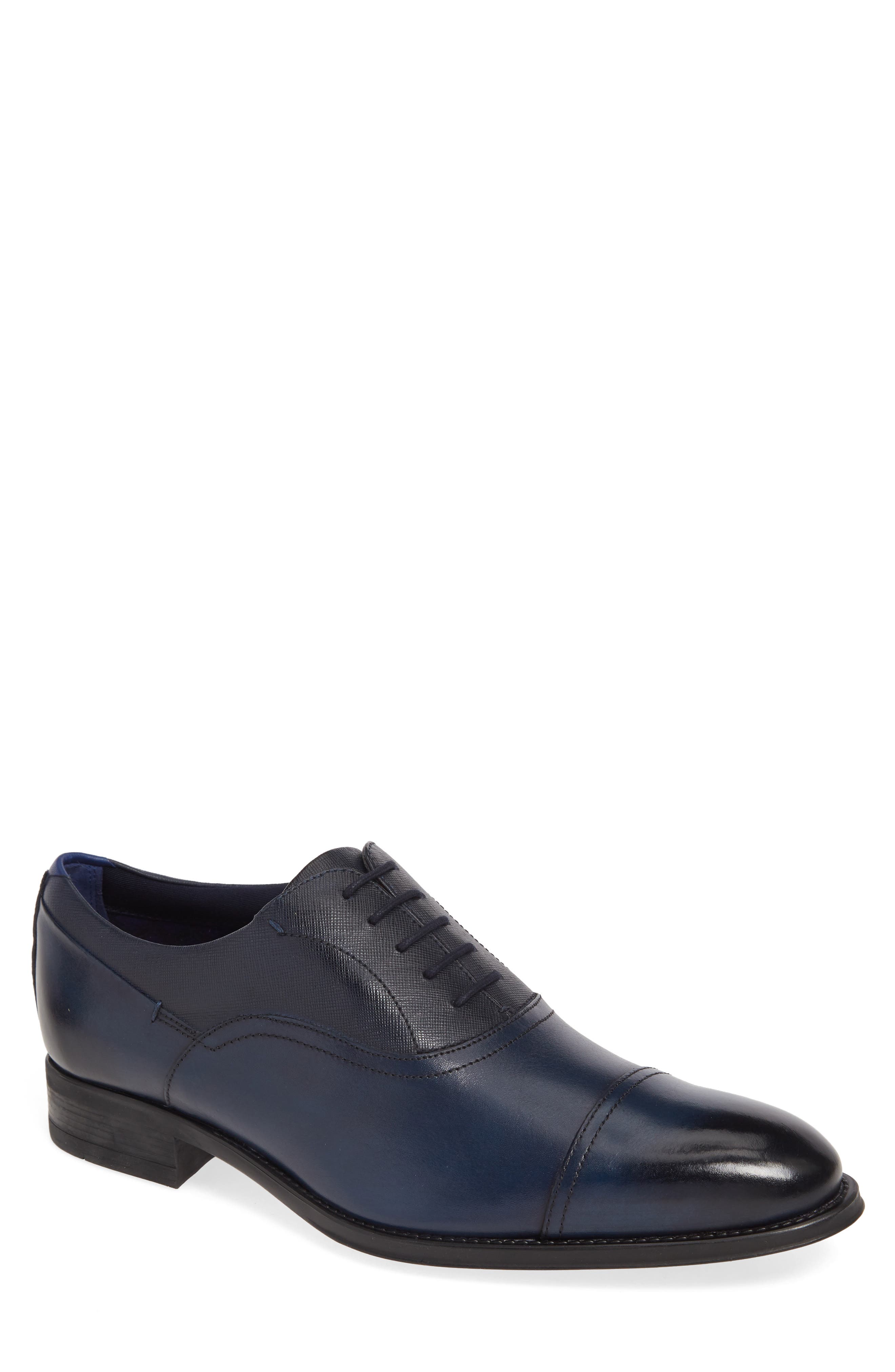 Ted Baker London Sibits Leather Cap Toe Oxford, Main, color, 