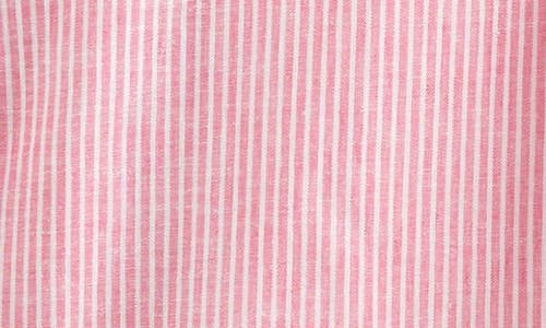 Nordstrom Kids' Stripe Button-up & Tank Set In Pink Boss Nova Stripe