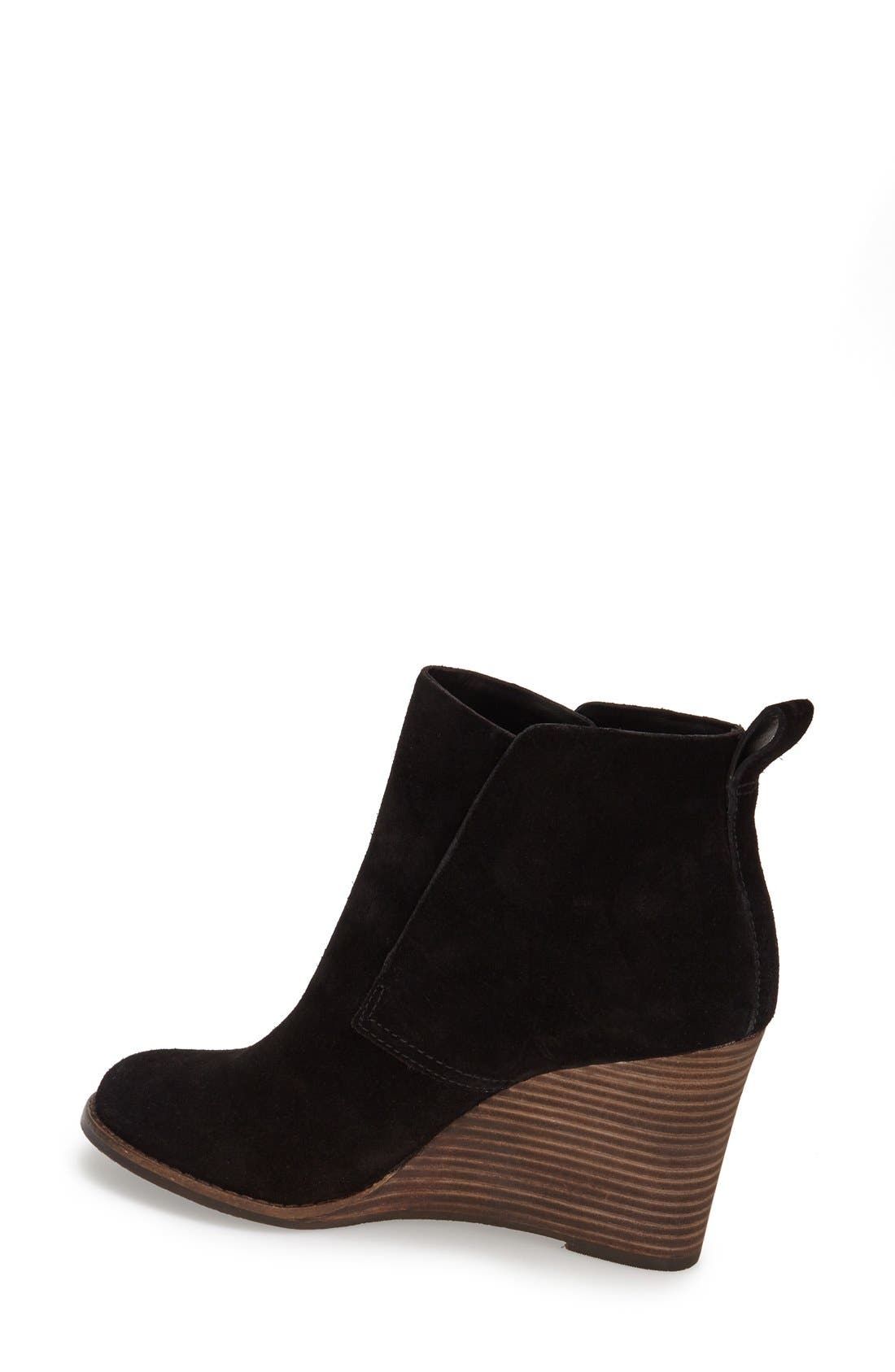 Lucky Brand 'Yoniana' Wedge Bootie, Alternate, color, 