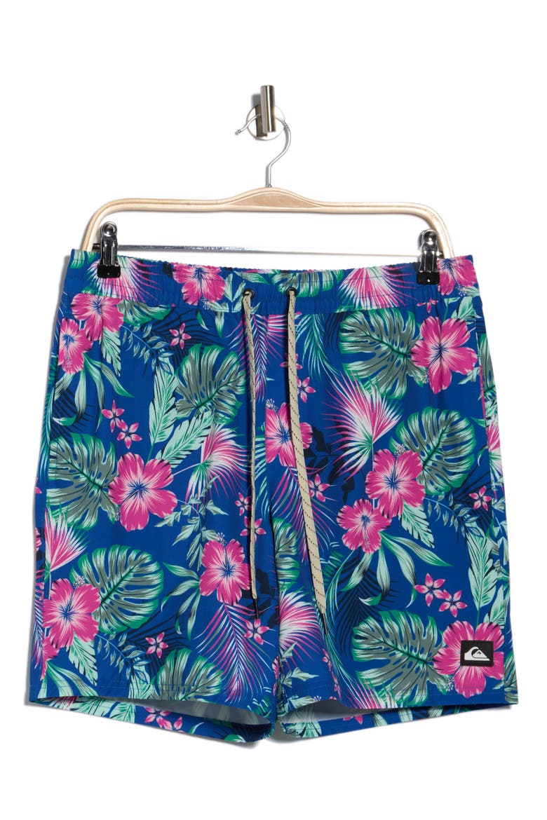 Summer Volley Swim Shorts, Alternate, color, BLUE QUARTZ