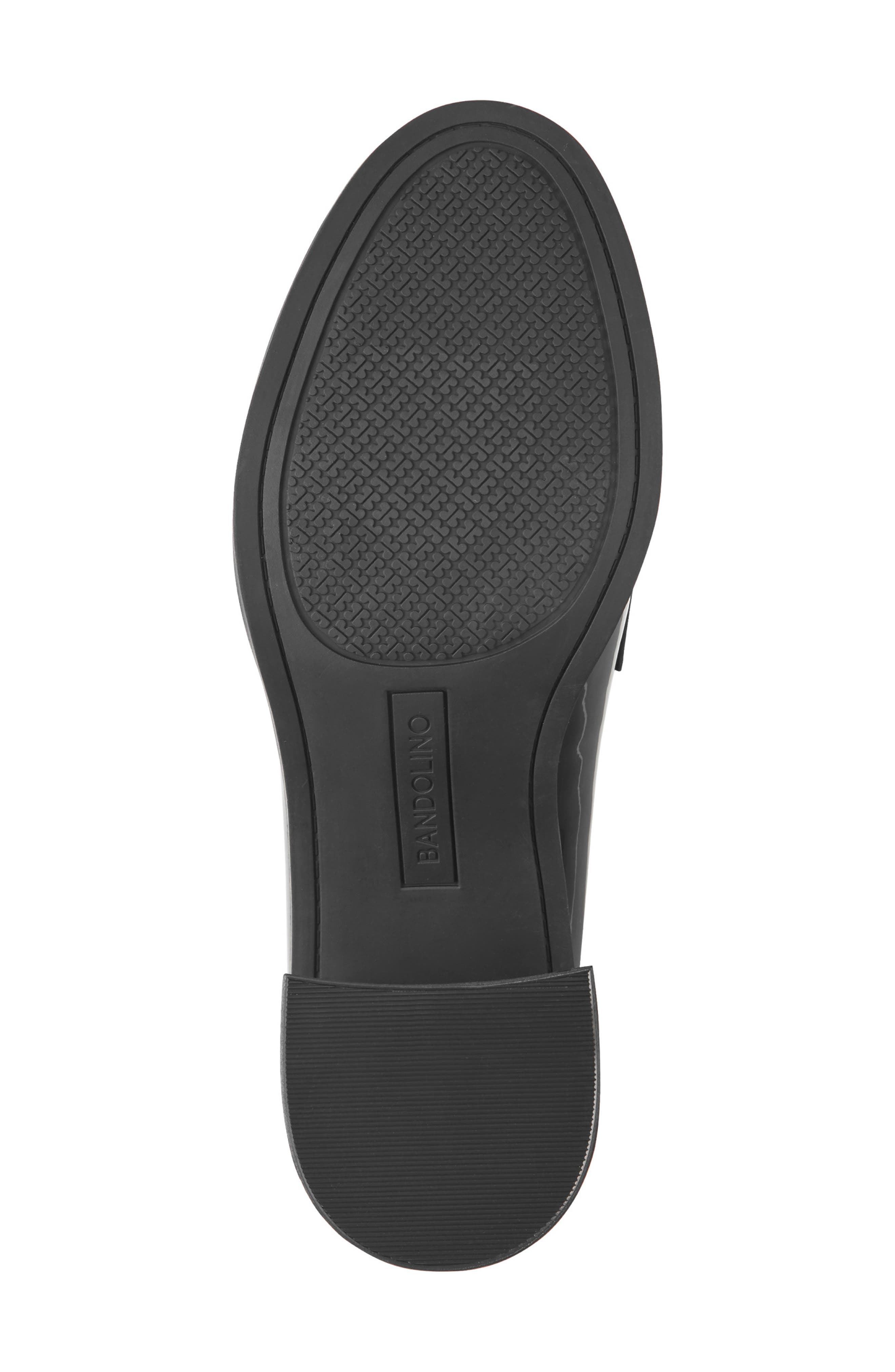 Kaynei Faux Leather Loafer Pump, Alternate, color, BLACK