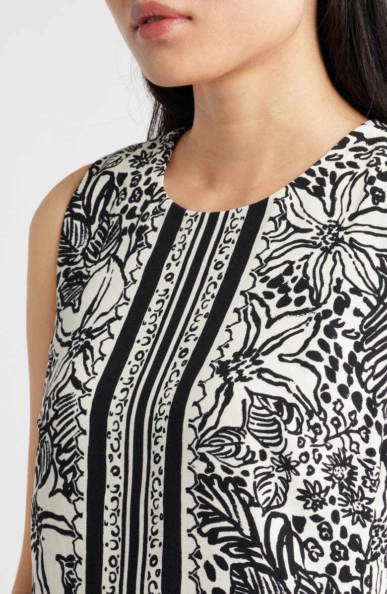Lilly Pulitzer<sup>®</sup> Edita Print Sleeveless Shift Minidress, Alternate, color, Onyx Lots To Spot