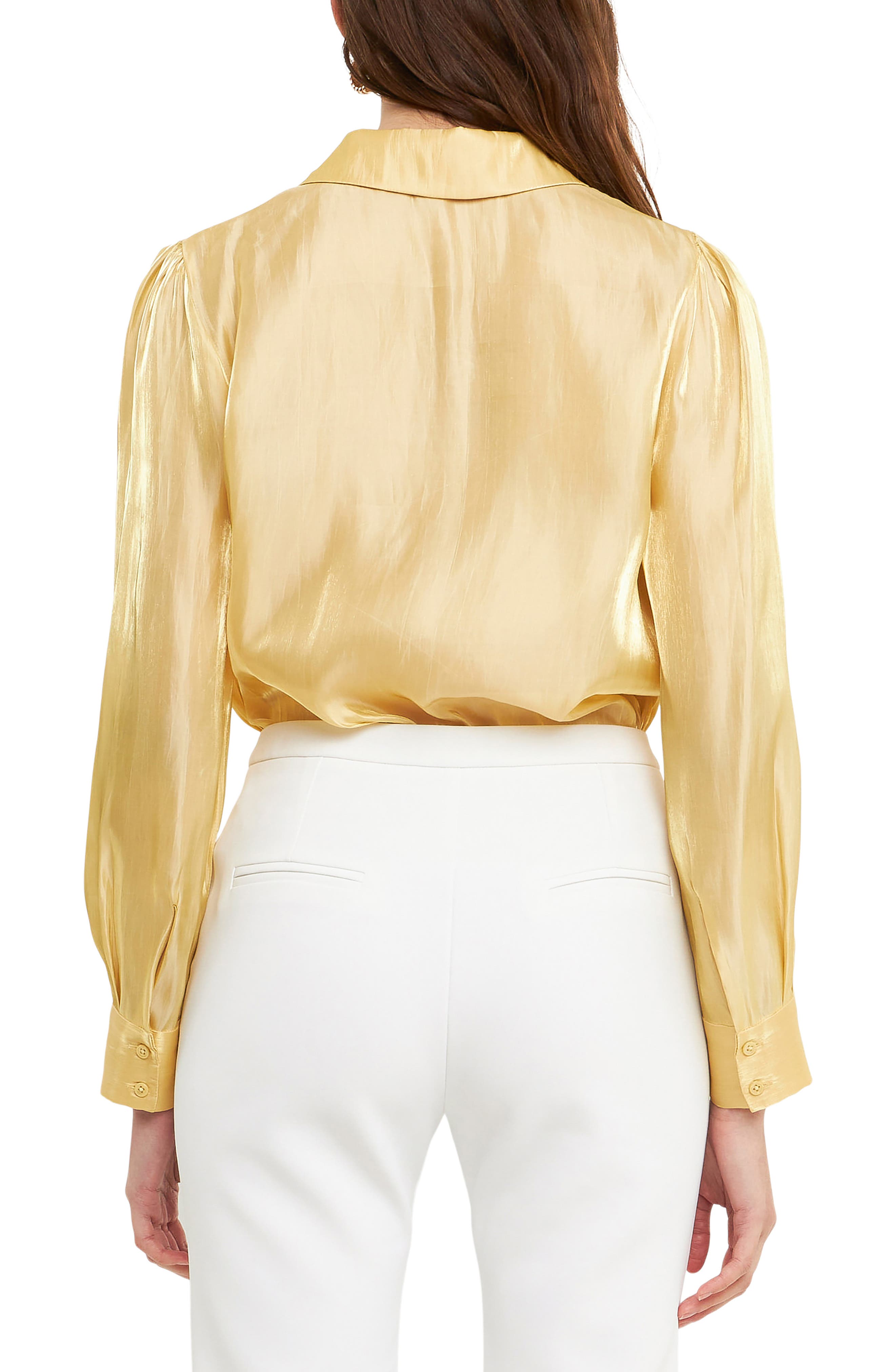 Sheer Satin Shirt - image 2