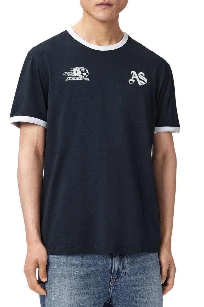Bleus Cotton T-Shirt, Main, color, NAVY BLUE