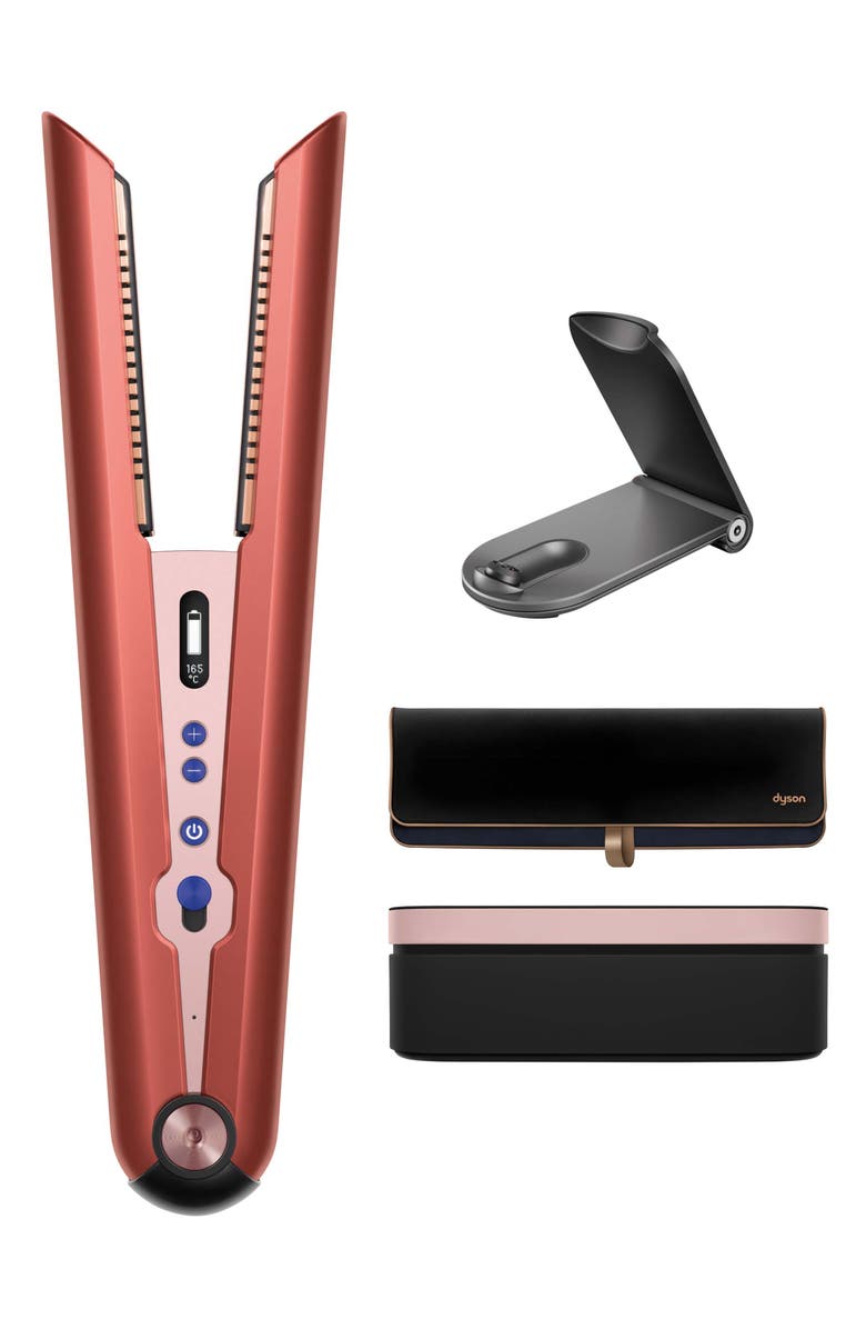 Dyson Special Edition Corrale Styler Straightener in Strawberry Bronze, Main, color, 