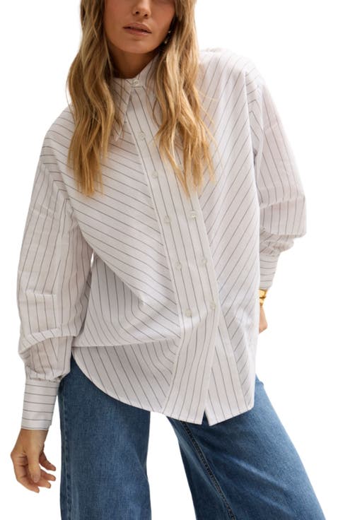Dapper Double Placket Stripe Shirt