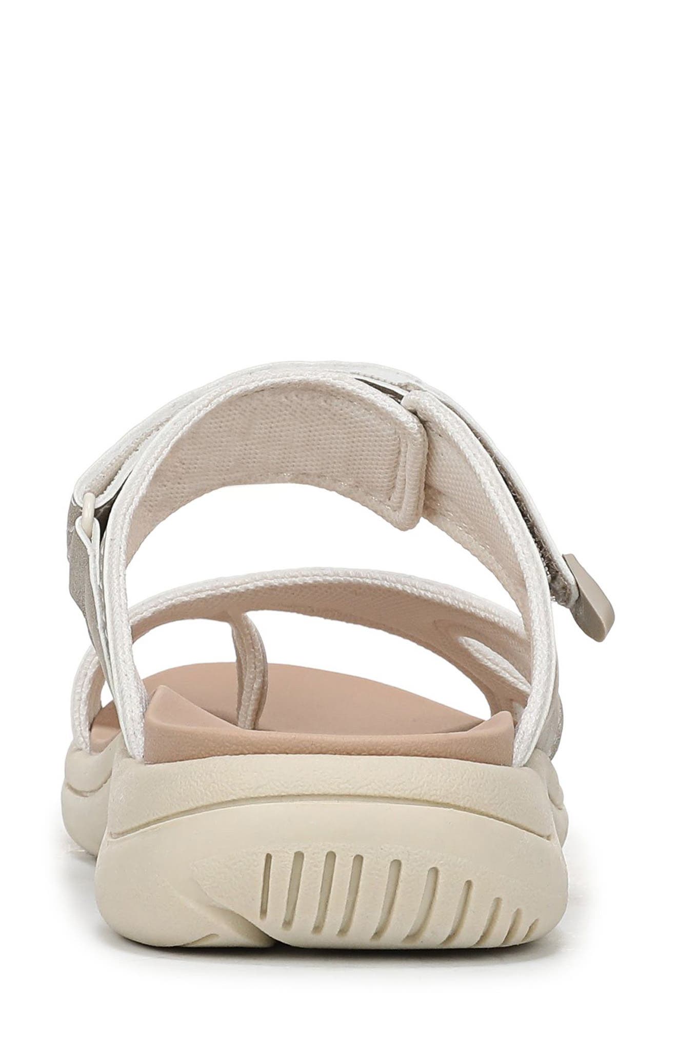 Dr. Scholl's Island Breeze Slide Sandal, Alternate, color, Oyster Grey Faux Leather