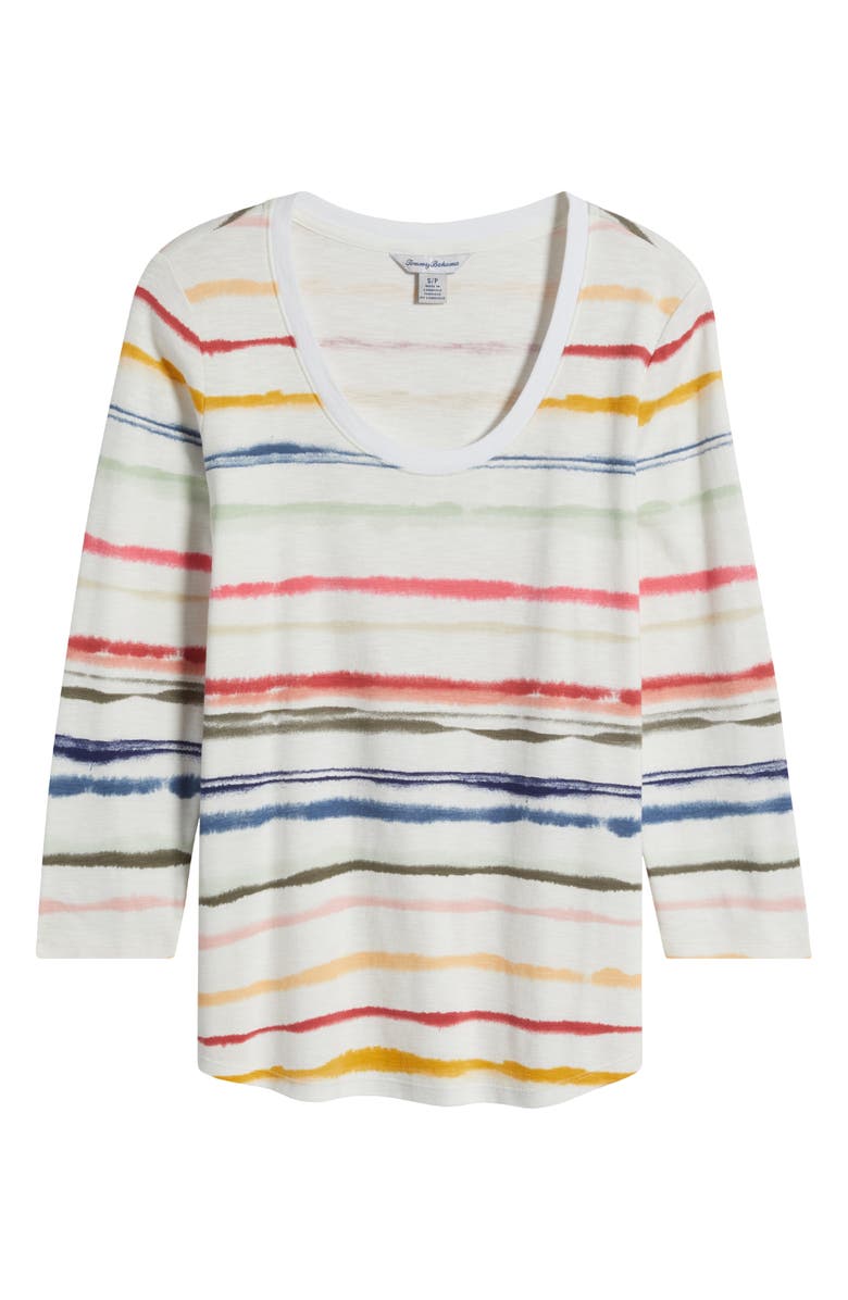 Tommy Bahama Ashby Isles Sealight Stripe Cotton Top, Alternate, color, 