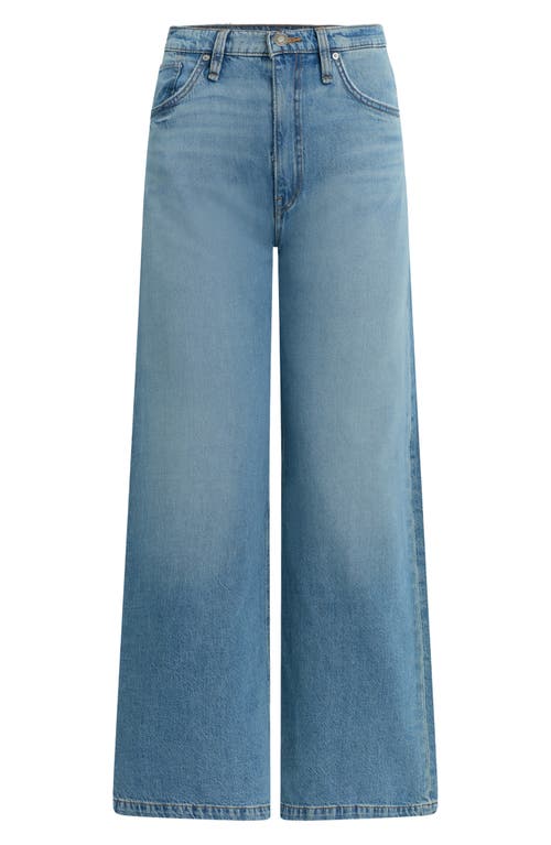 Hudson Jeans Jodie High Waist Super Wide Leg Jeans In Blue
