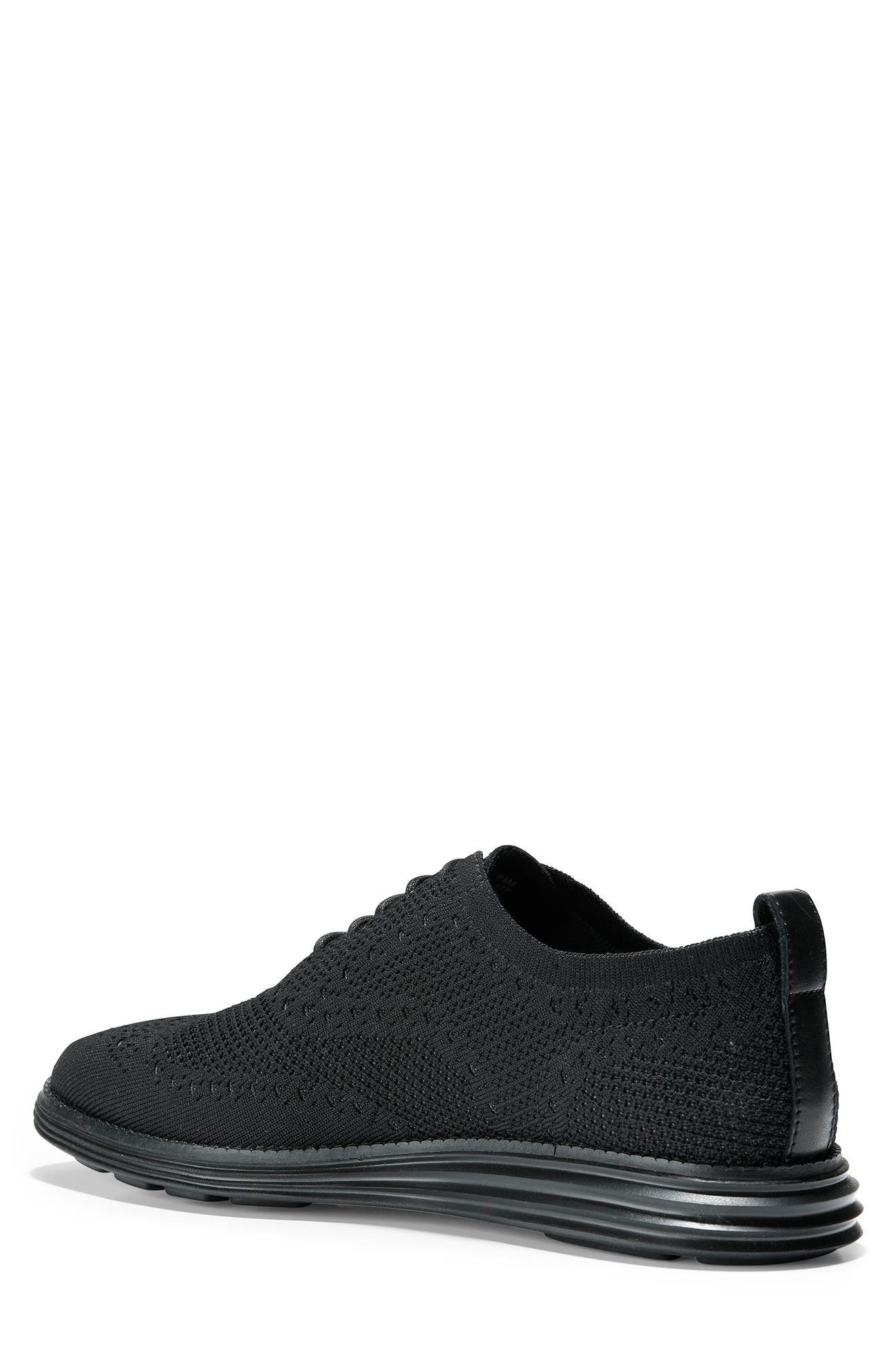 Cole Haan Original Grand Shortwing Oxford, Alternate, color, Black/Blac