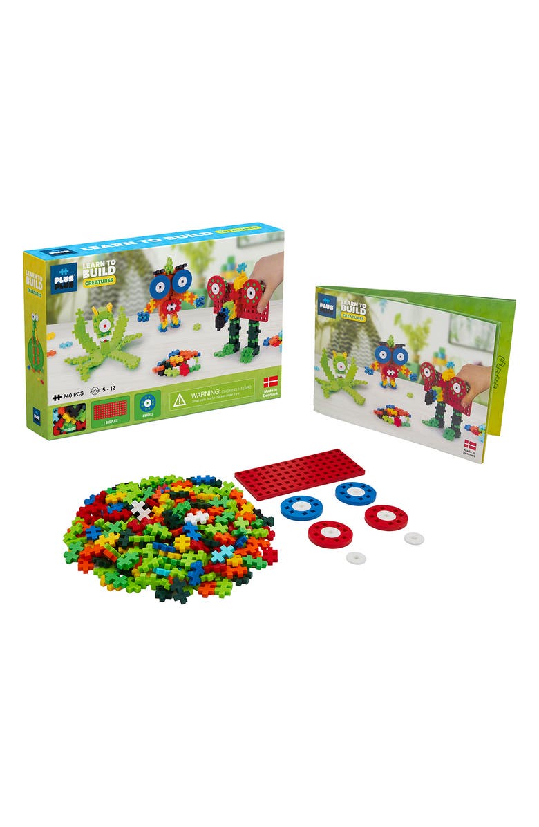 Plus-Plus USA Learn to Build 240-Piece Creatures Set, Alternate, color, Multi