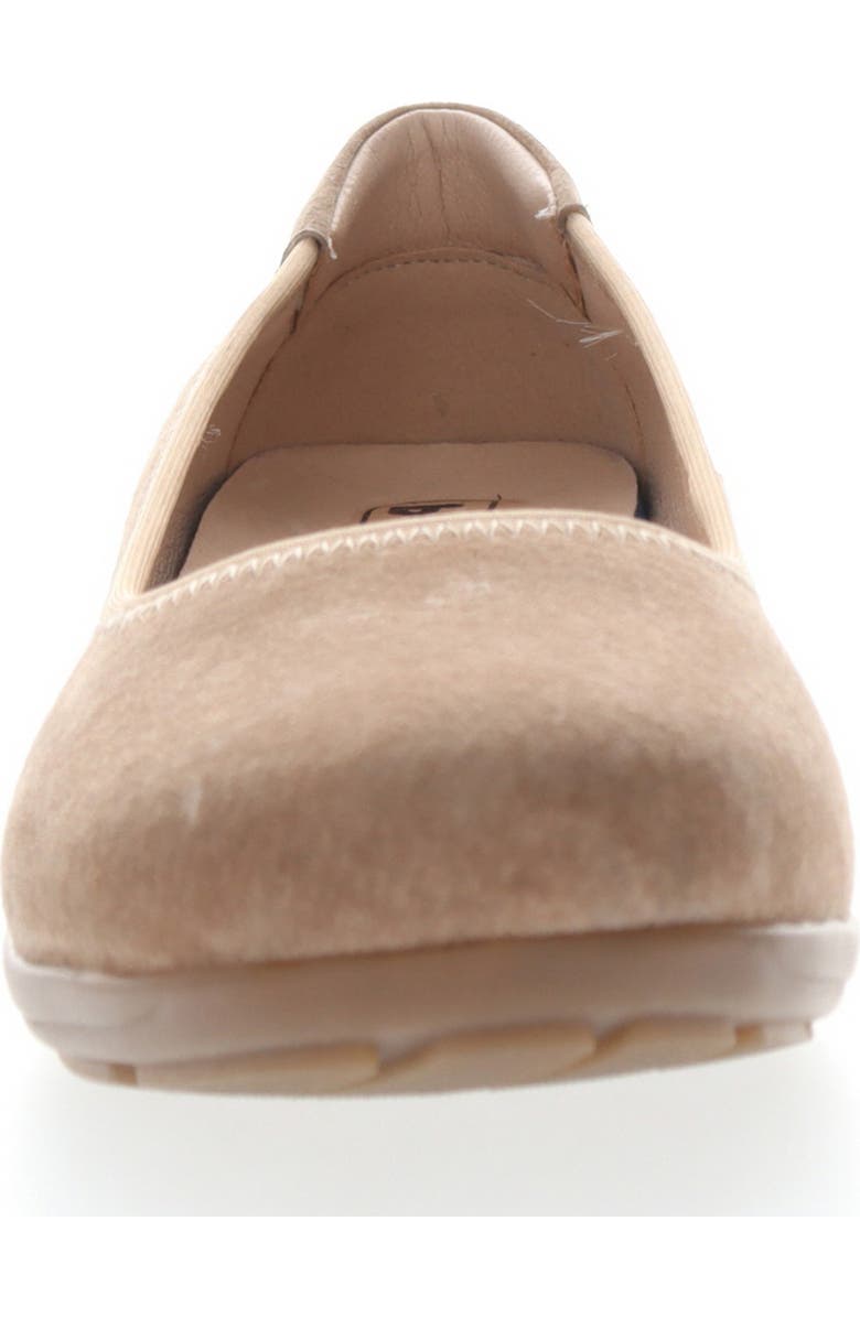 Propét Yara Wedge Slip-On, Alternate, color, Natural Buff Suede