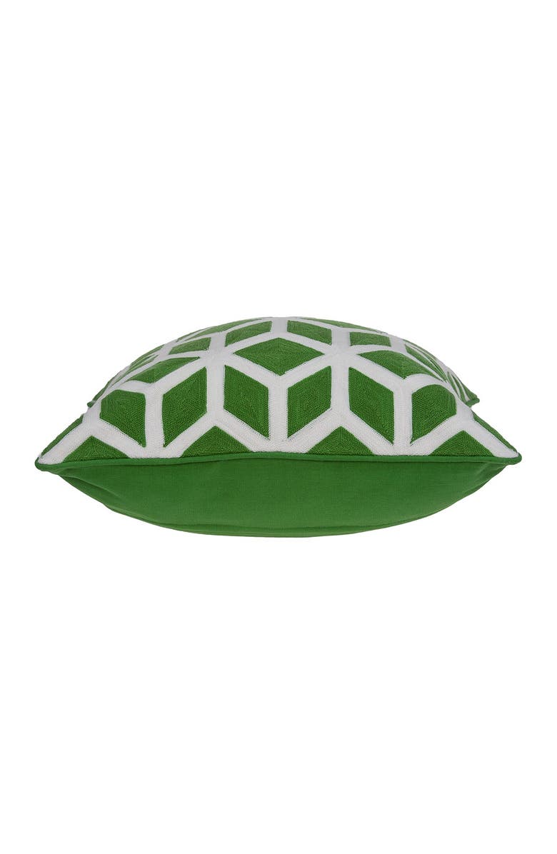 PARKLAND COLLECTION Panna Transitional Pillow - 20" x 20" - Green, Alternate, color, Green