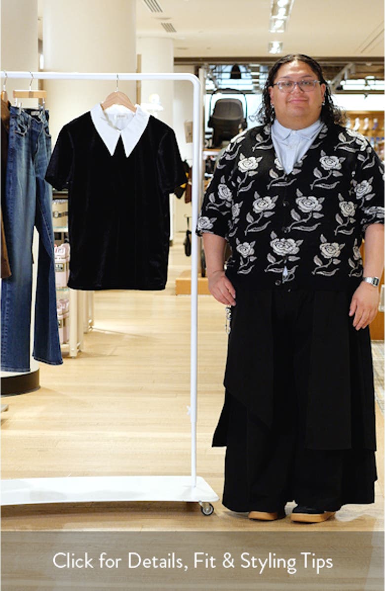 The Sailor Velvet Button-Up Top, sales video thumbnail