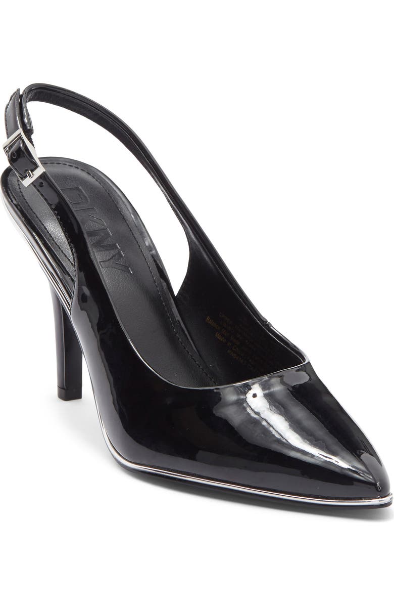 DKNY Preston Slingback Pump, Main, color, Black
