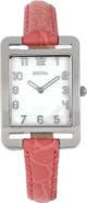 BERTHA Marisol Swiss MOP Leather-Band Watch