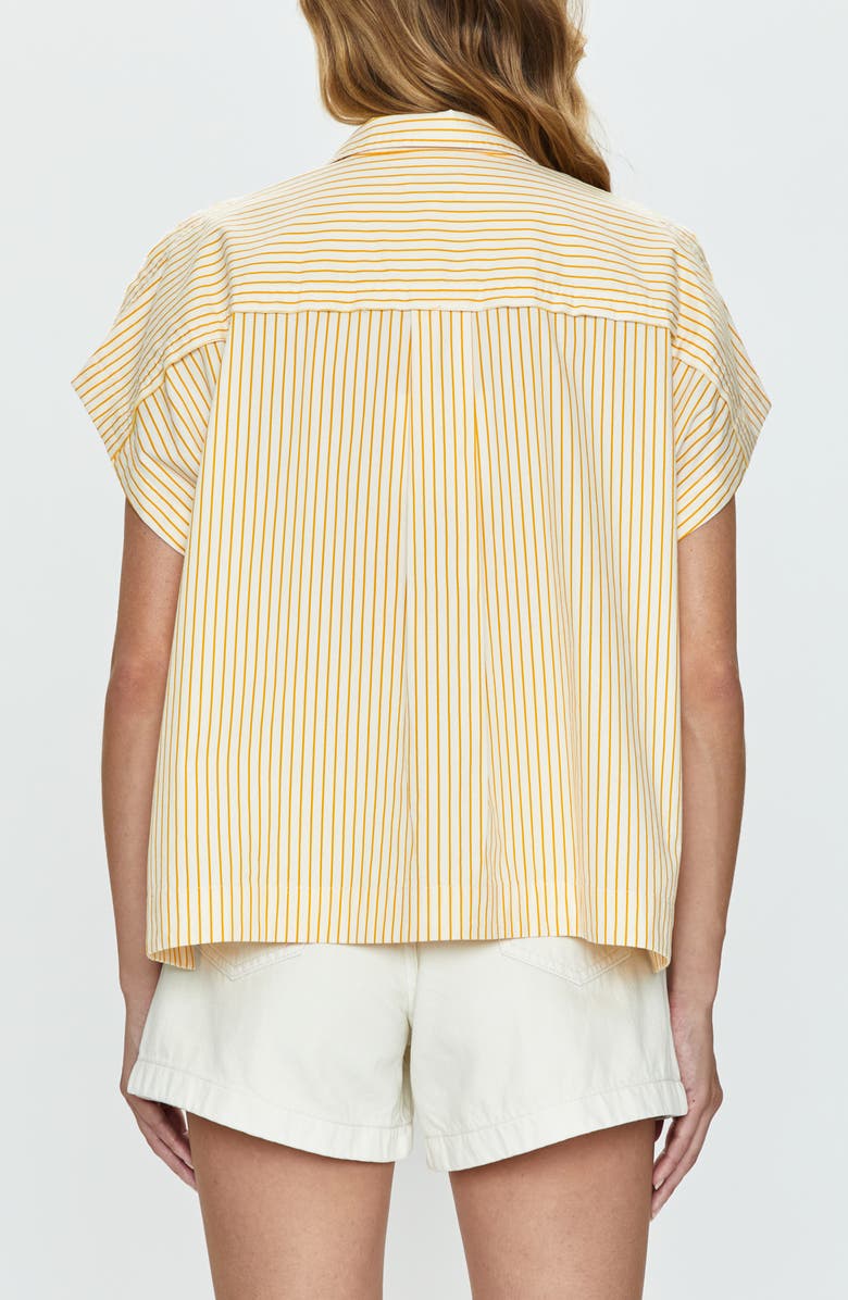 Pistola Cara Stripe Short Sleeve Shirt, Alternate, color, 