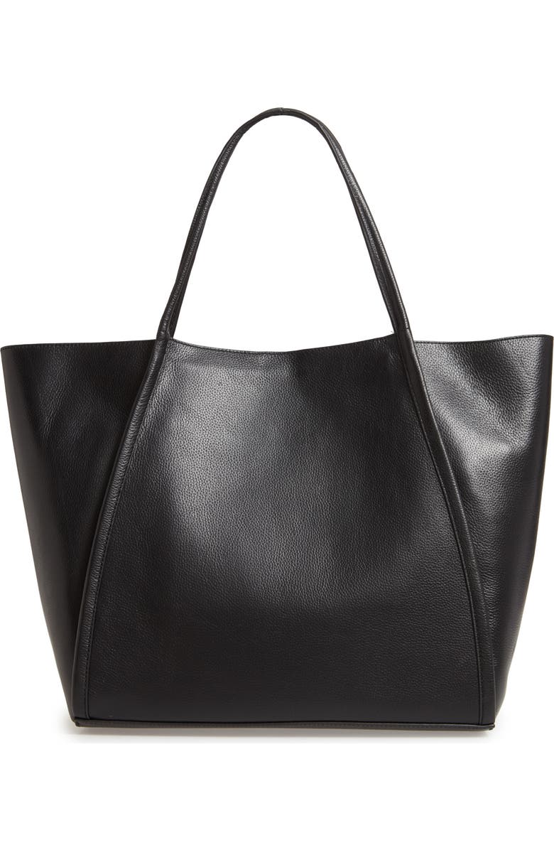 Nordstrom Oversize Leather Tote, Alternate, color,