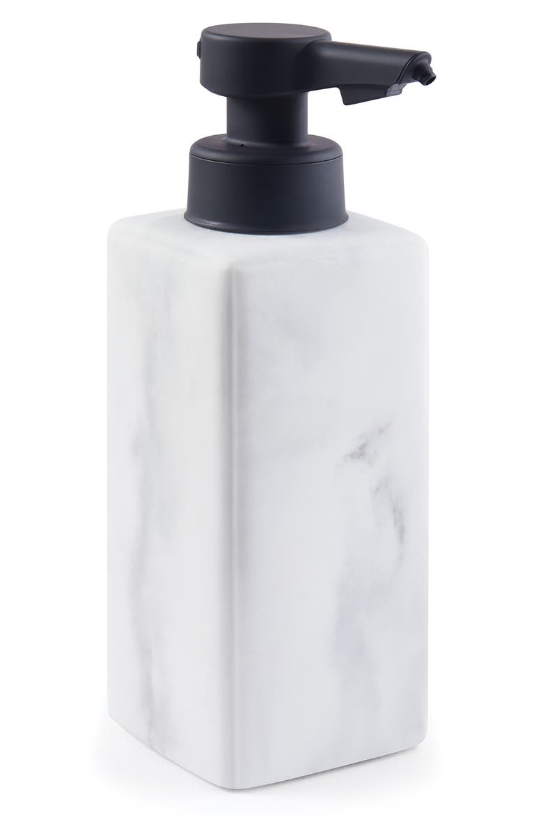 TOUCHLESS MARBLE SENSOR PUMP W, Main, color, WHITE